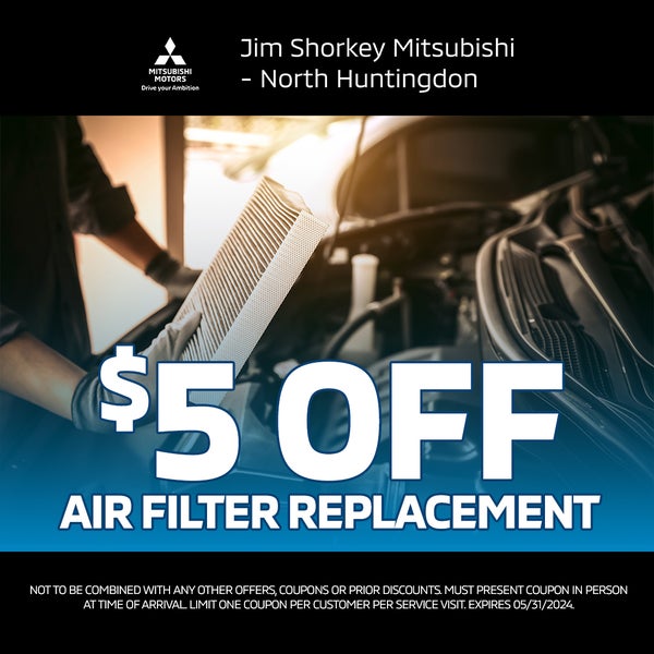 $5 OFF Air Filter Replacement