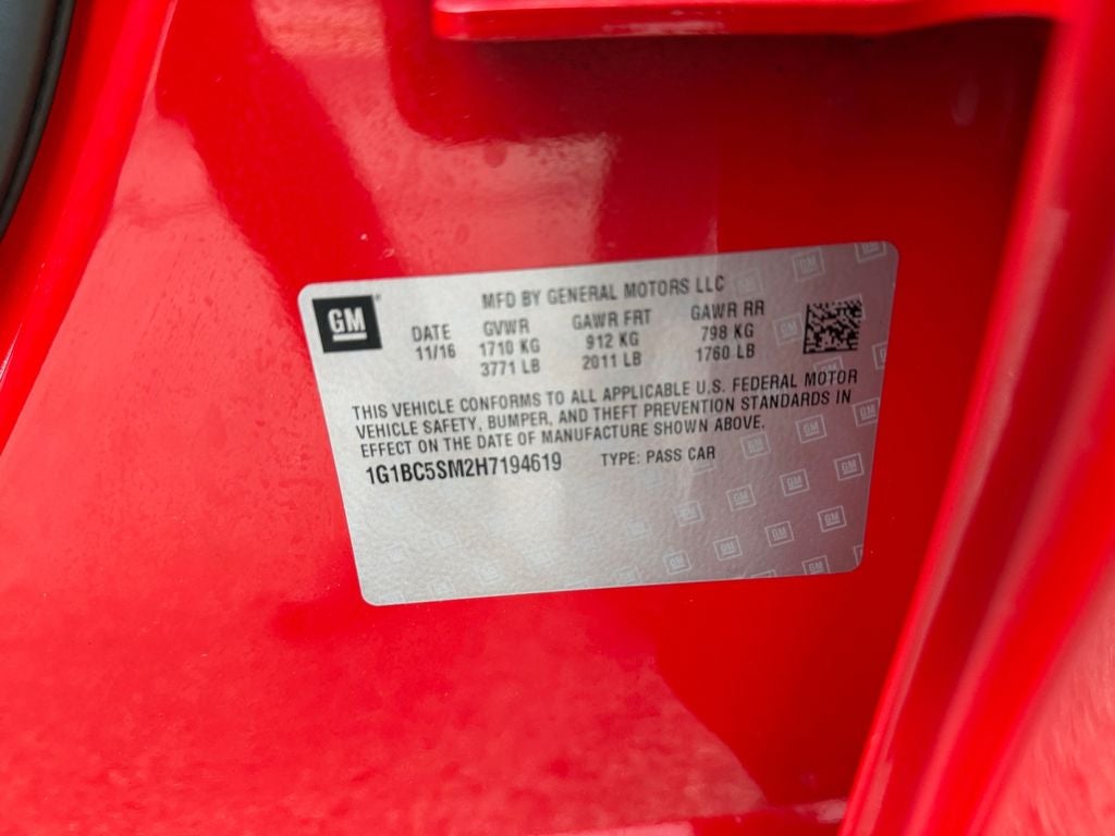 2017 Chevrolet Cruze LS