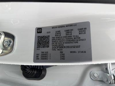 2025 Chevrolet Colorado Work Truck