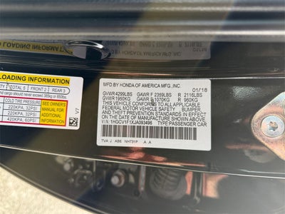 2018 Honda Accord LX