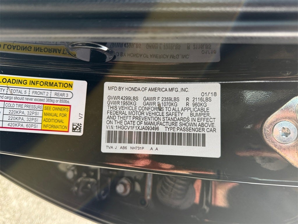 2018 Honda Accord LX