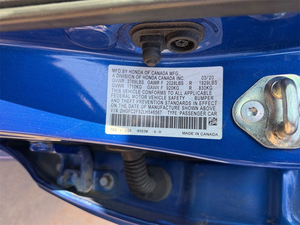 2020 Honda Civic Sport