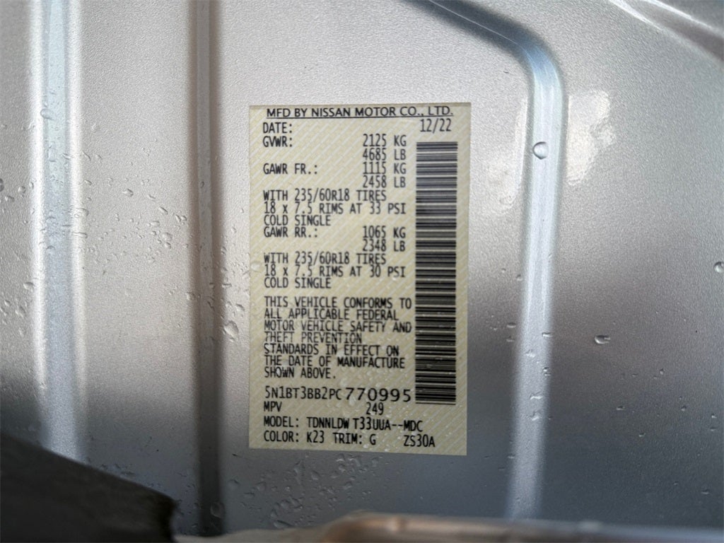 2023 Nissan Rogue SV