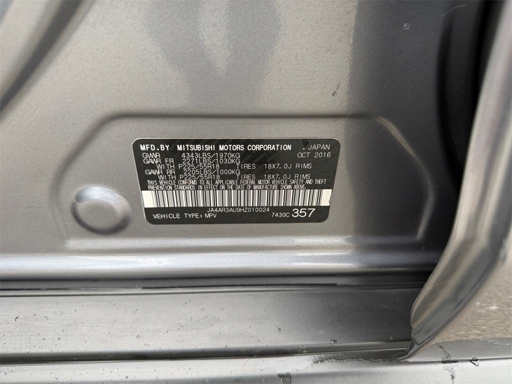 2017 Mitsubishi Outlander Sport 2.0 ES