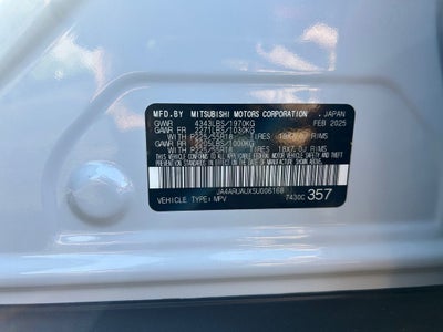 2025 Mitsubishi Outlander Sport 2.0 LE