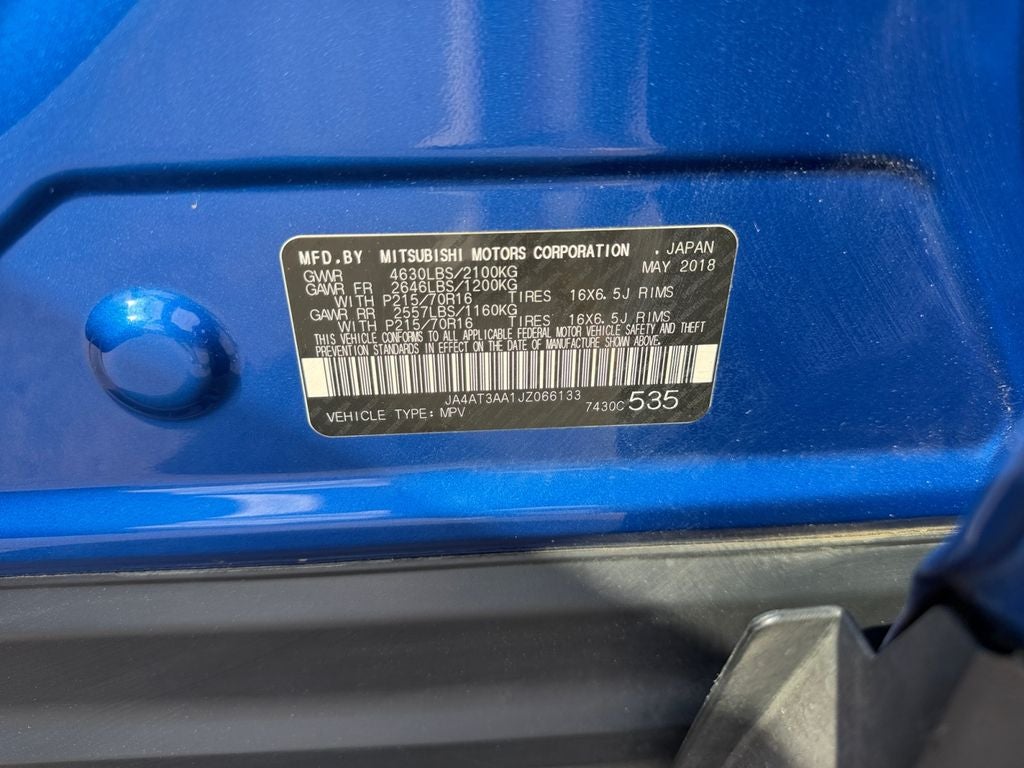 2018 Mitsubishi Eclipse Cross ES