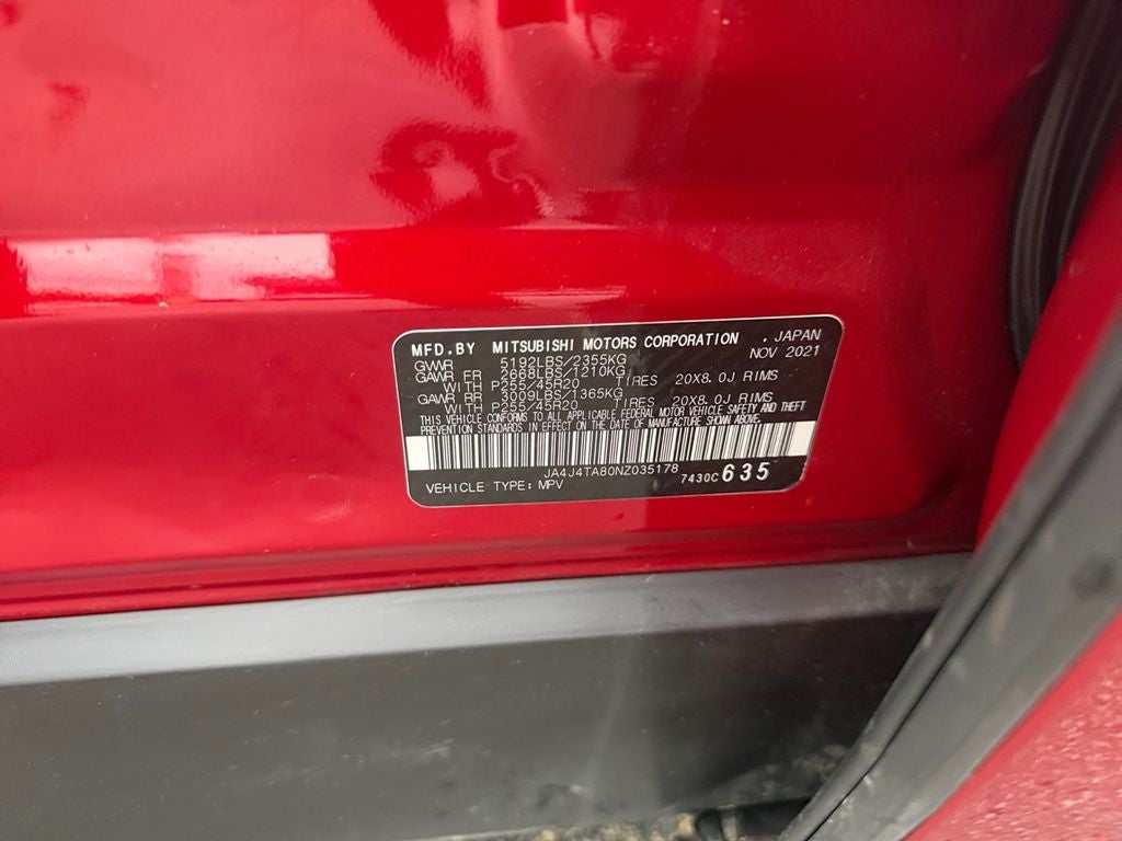 2022 Mitsubishi Outlander ES CONVENIENCE PACKAGE