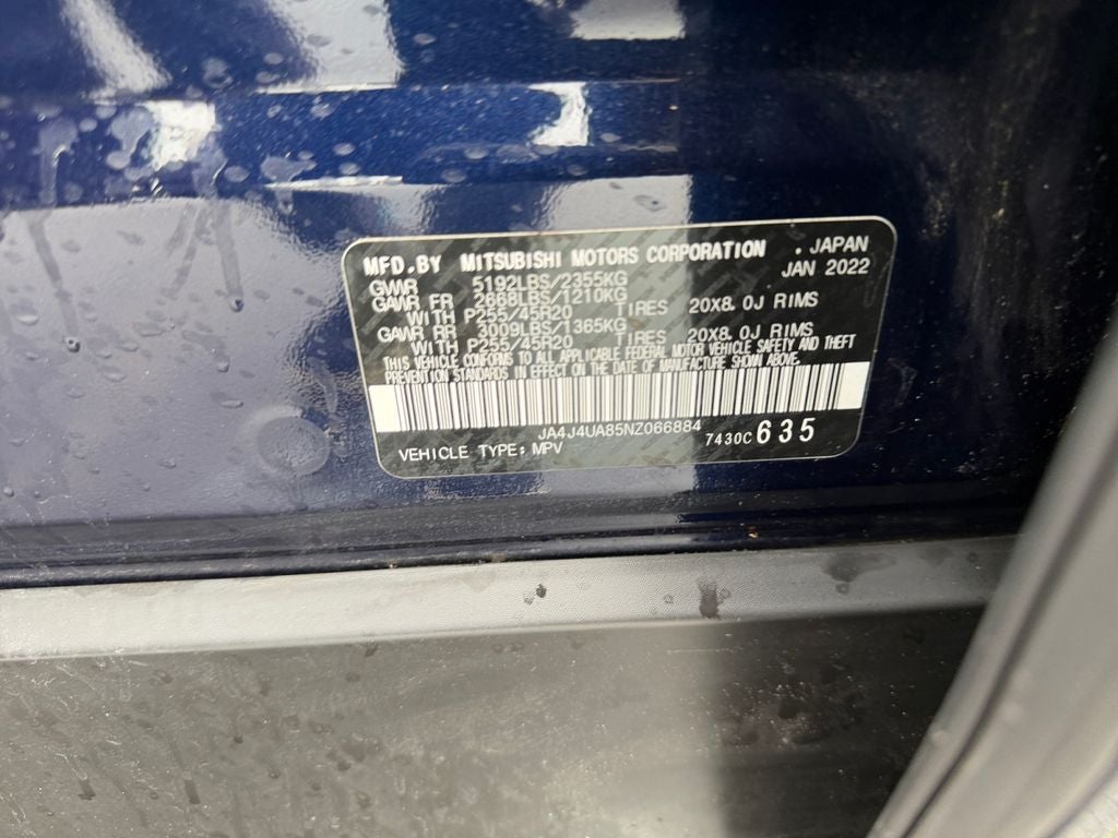 2022 Mitsubishi Outlander Black Edition