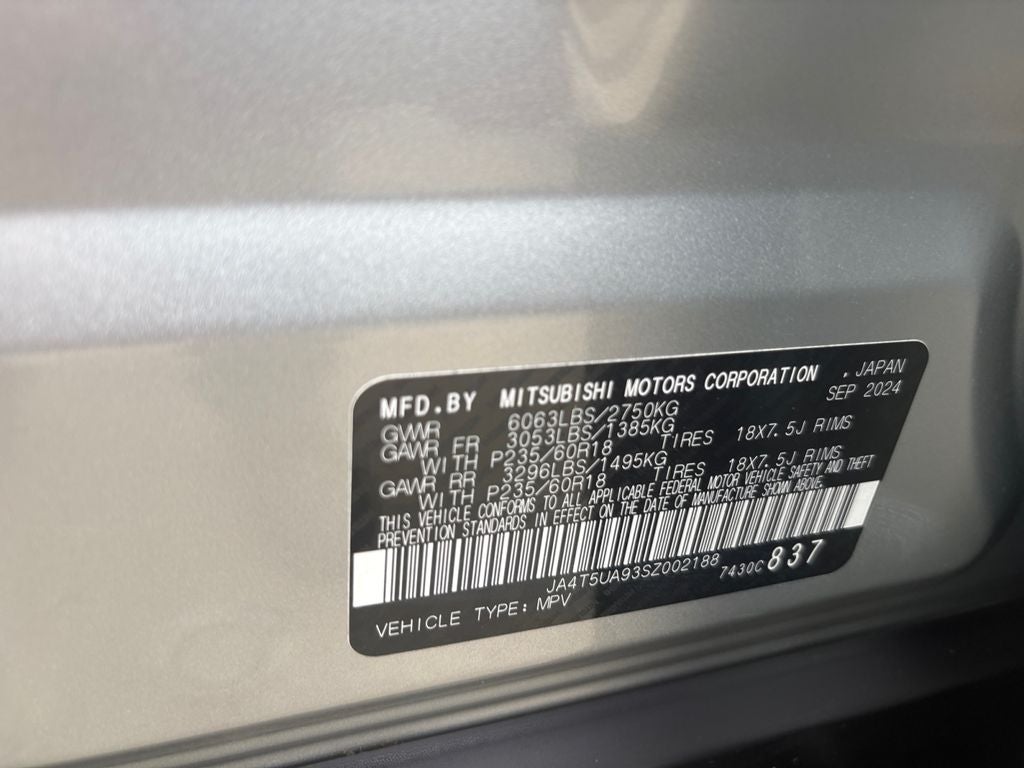 2025 Mitsubishi Outlander PHEV ES