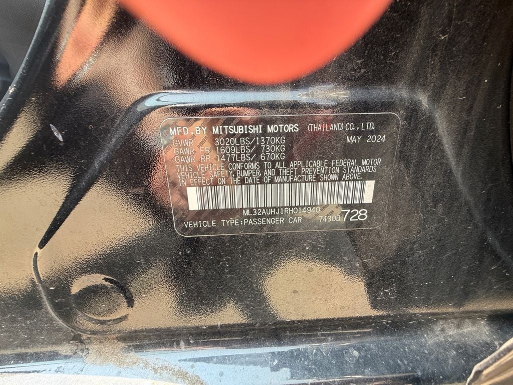 2024 Mitsubishi Mirage ES