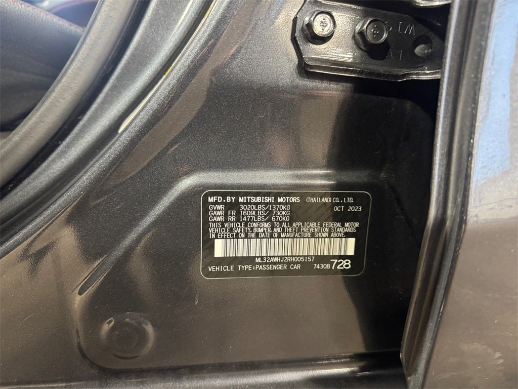 2024 Mitsubishi Mirage Black Edition